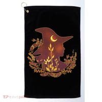 Halloween Mystical Nature Witch Golf Towel thumb 0