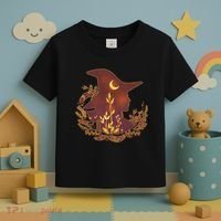 Halloween Mystical Nature Witch Toddler T-Shirt thumb 3