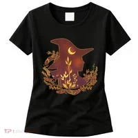 Halloween Mystical Nature Witch Women's T-Shirt thumb 0