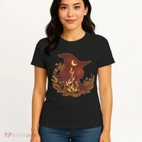 Halloween Mystical Nature Witch Women's T-Shirt thumb 4