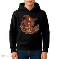 Halloween Mystical Nature Witch Kids Hoodie thumb 4