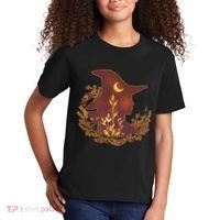 Halloween Mystical Nature Witch Kids T-Shirt thumb 2