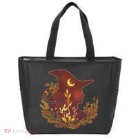 Halloween Mystical Nature Witch Tote Bag thumb 0