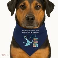 How Many Nights A Week Should You Be Reading 6-7 USA-Made Doggie Bandana thumb 1