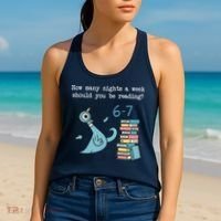 How Many Nights A Week Should You Be Reading 6-7 Women's Tank Top thumb 2