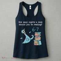 How Many Nights A Week Should You Be Reading 6-7 Women's Tank Top thumb 3