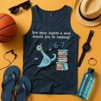 How Many Nights A Week Should You Be Reading 6-7 Tank Top thumb 4