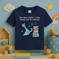 How Many Nights A Week Should You Be Reading 6-7 Toddler T-Shirt thumb 3