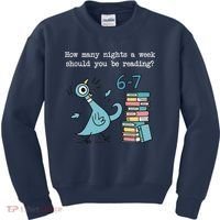 How Many Nights A Week Should You Be Reading 6-7 Kids Sweatshirt thumb 0