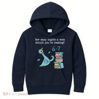 How Many Nights A Week Should You Be Reading 6-7 Kids Hoodie thumb 0