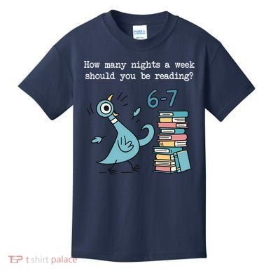 How Many Nights A Week Should You Be Reading 6-7 Kids T-Shirt