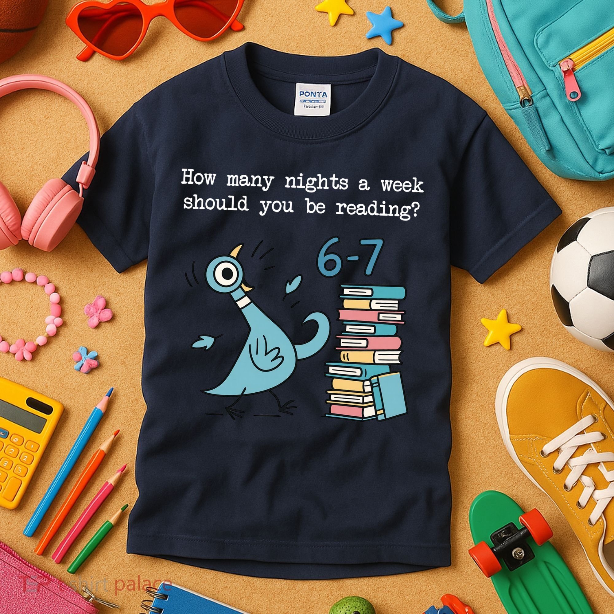 How Many Nights A Week Should You Be Reading 6-7 Kids T-Shirt