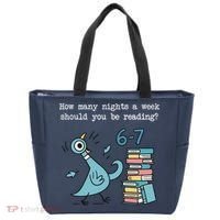 How Many Nights A Week Should You Be Reading 6-7 Tote Bag thumb 0
