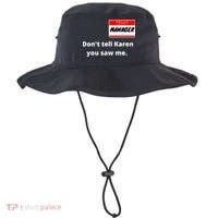 Hello My Name Is Ager Im With Karen Couples Costume Meaningful Gift Bucket Hat thumb 0
