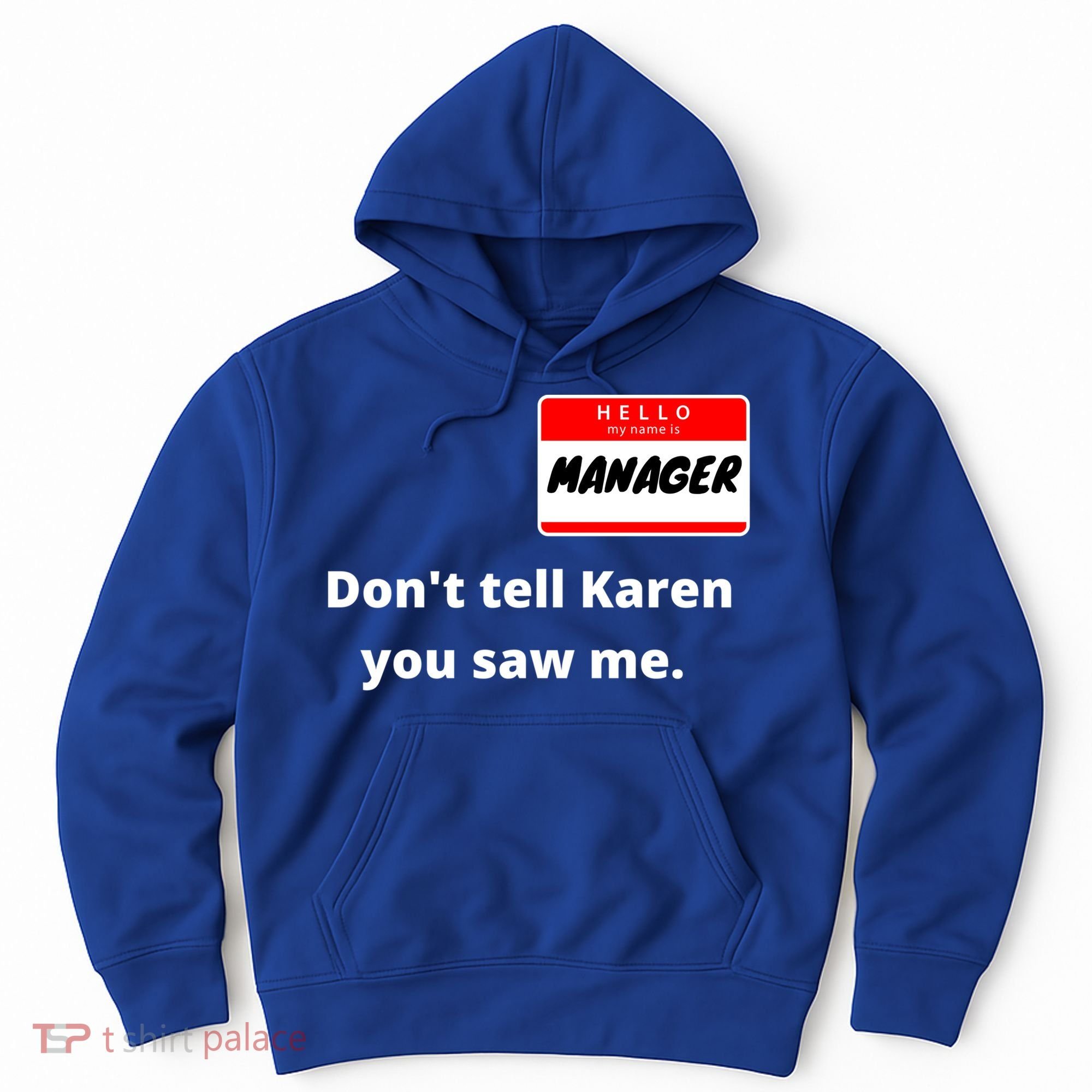 Hello My Name Is Ager Im With Karen Couples Costume Meaningful Gift Hoodie