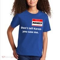 Hello My Name Is Ager Im With Karen Couples Costume Meaningful Gift Kids T-Shirt thumb 2