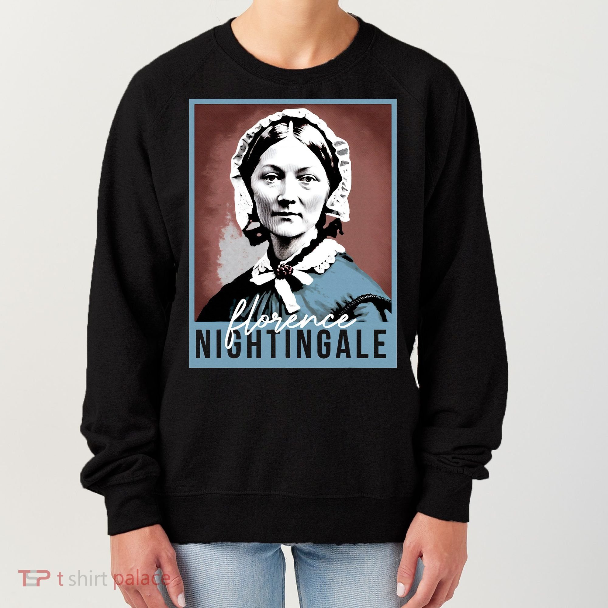 History Month Nurse Florence Nightingale Nursing Women's Sweatshirt