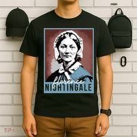 History Month Nurse Florence Nightingale Nursing T-Shirt thumb 6