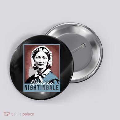 History Month Nurse Florence Nightingale Nursing Button