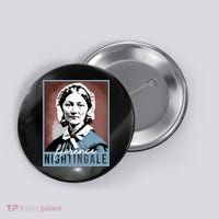 History Month Nurse Florence Nightingale Nursing Button thumb 0