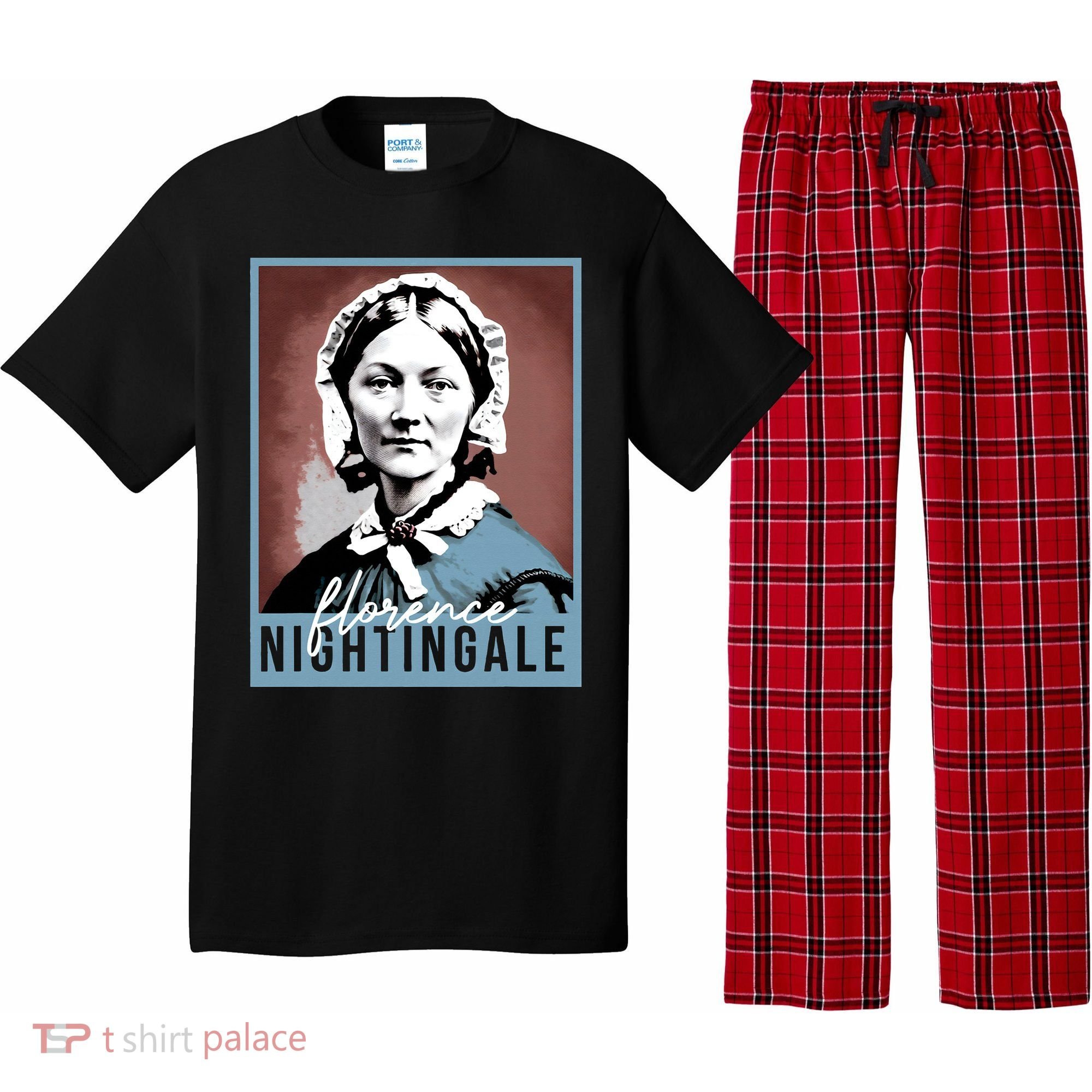 History Month Nurse Florence Nightingale Nursing Pajama Set