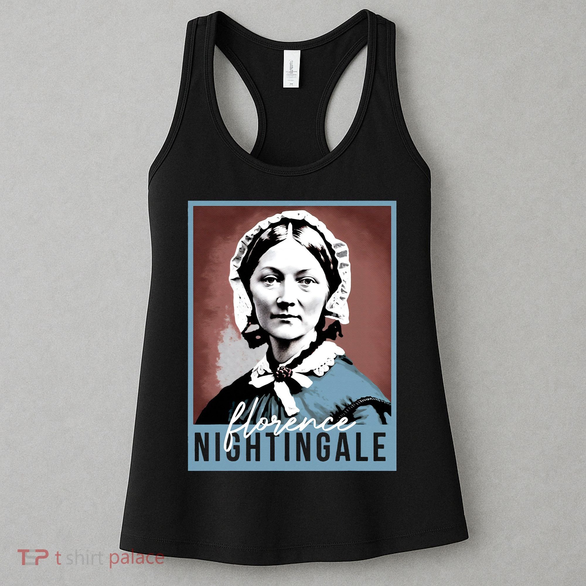 History Month Nurse Florence Nightingale Nursing Women's Tank Top