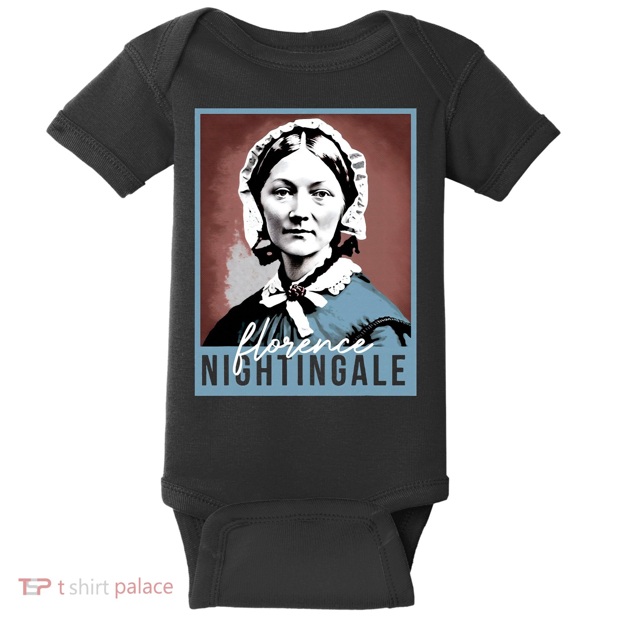 History Month Nurse Florence Nightingale Nursing Baby Bodysuit