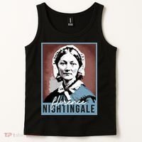 History Month Nurse Florence Nightingale Nursing Tank Top thumb 2