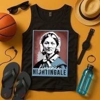 History Month Nurse Florence Nightingale Nursing Tank Top thumb 4