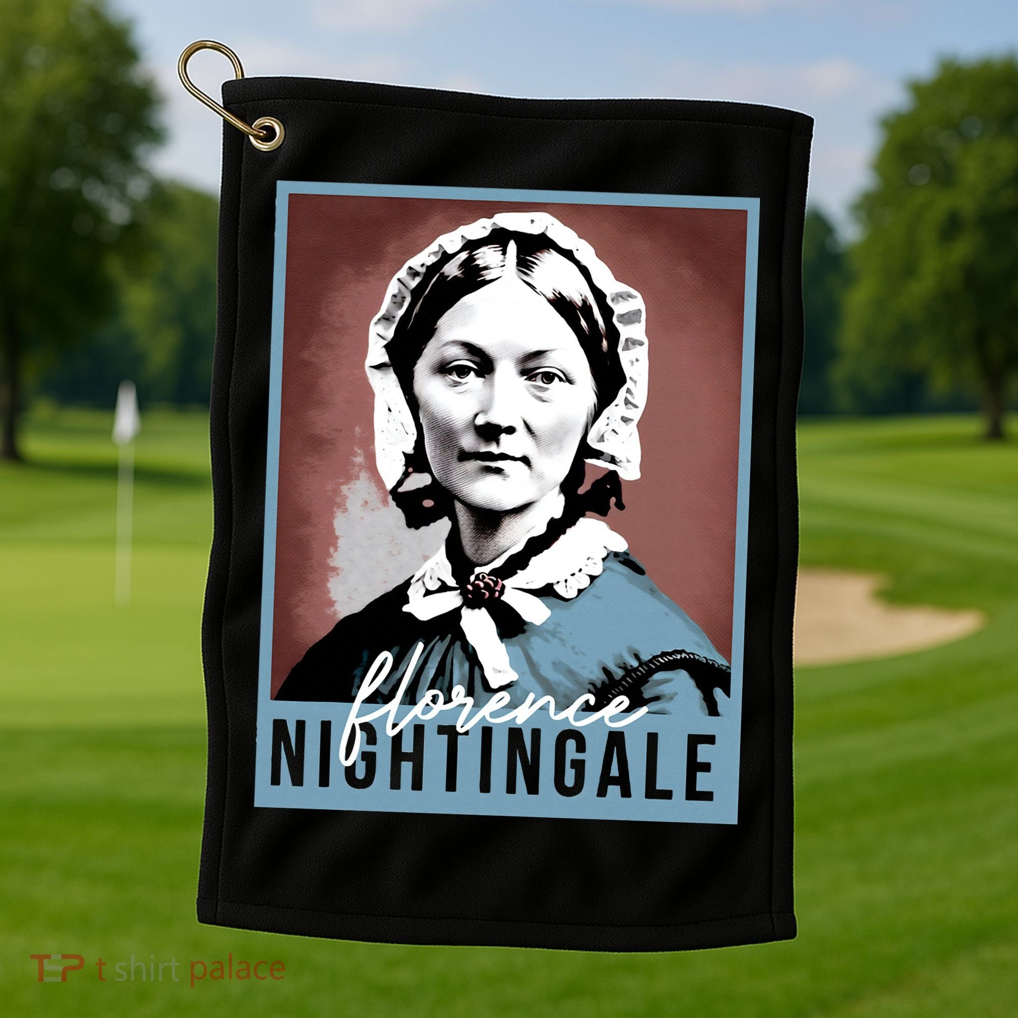 History Month Nurse Florence Nightingale Nursing Golf Towel