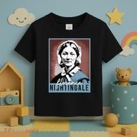 History Month Nurse Florence Nightingale Nursing Toddler T-Shirt thumb 3