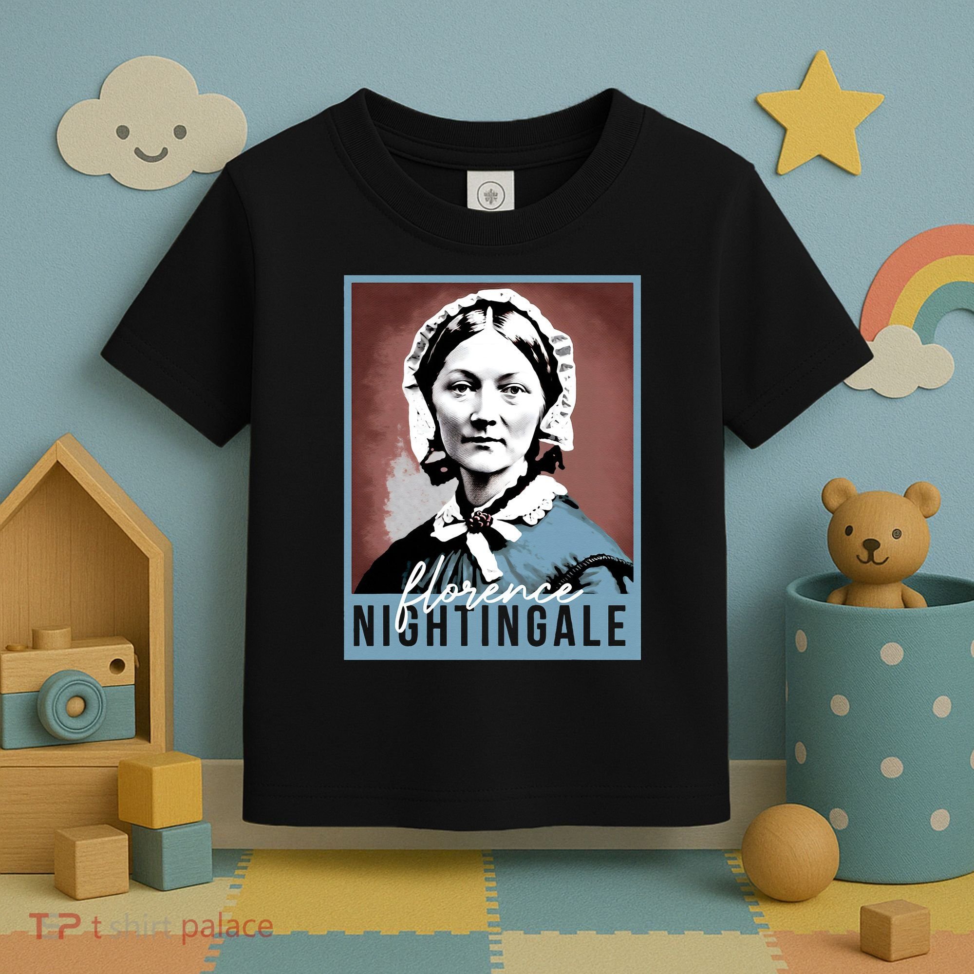 History Month Nurse Florence Nightingale Nursing Toddler T-Shirt