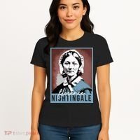 History Month Nurse Florence Nightingale Nursing Women's T-Shirt thumb 4