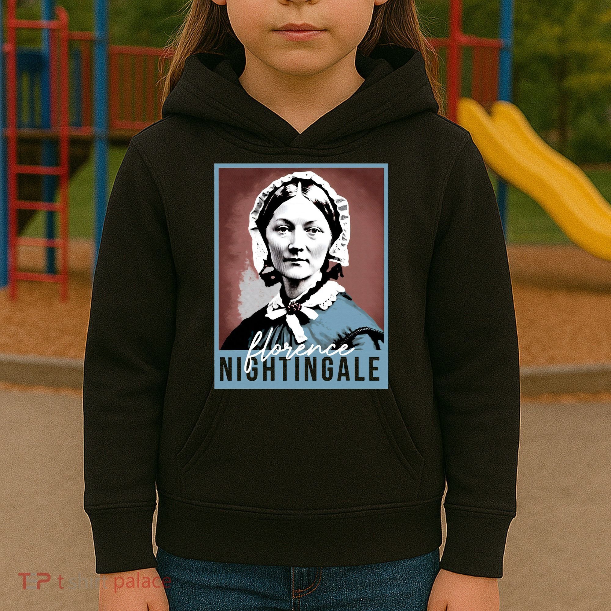 History Month Nurse Florence Nightingale Nursing Kids Hoodie