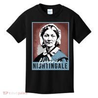 History Month Nurse Florence Nightingale Nursing Kids T-Shirt thumb 0