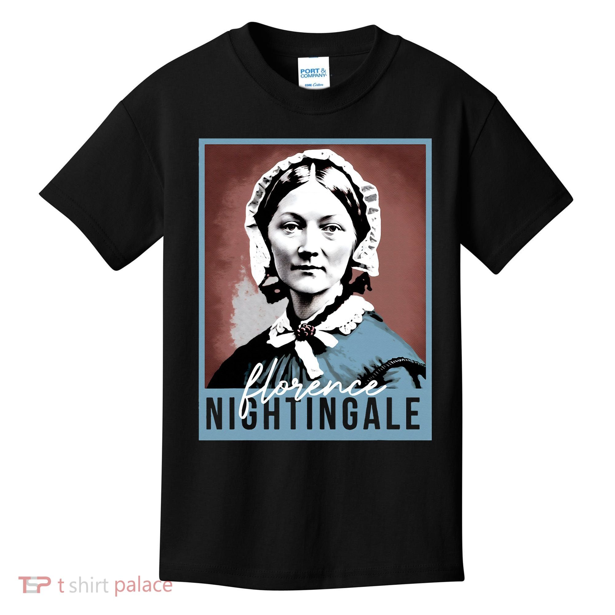 History Month Nurse Florence Nightingale Nursing Kids T-Shirt