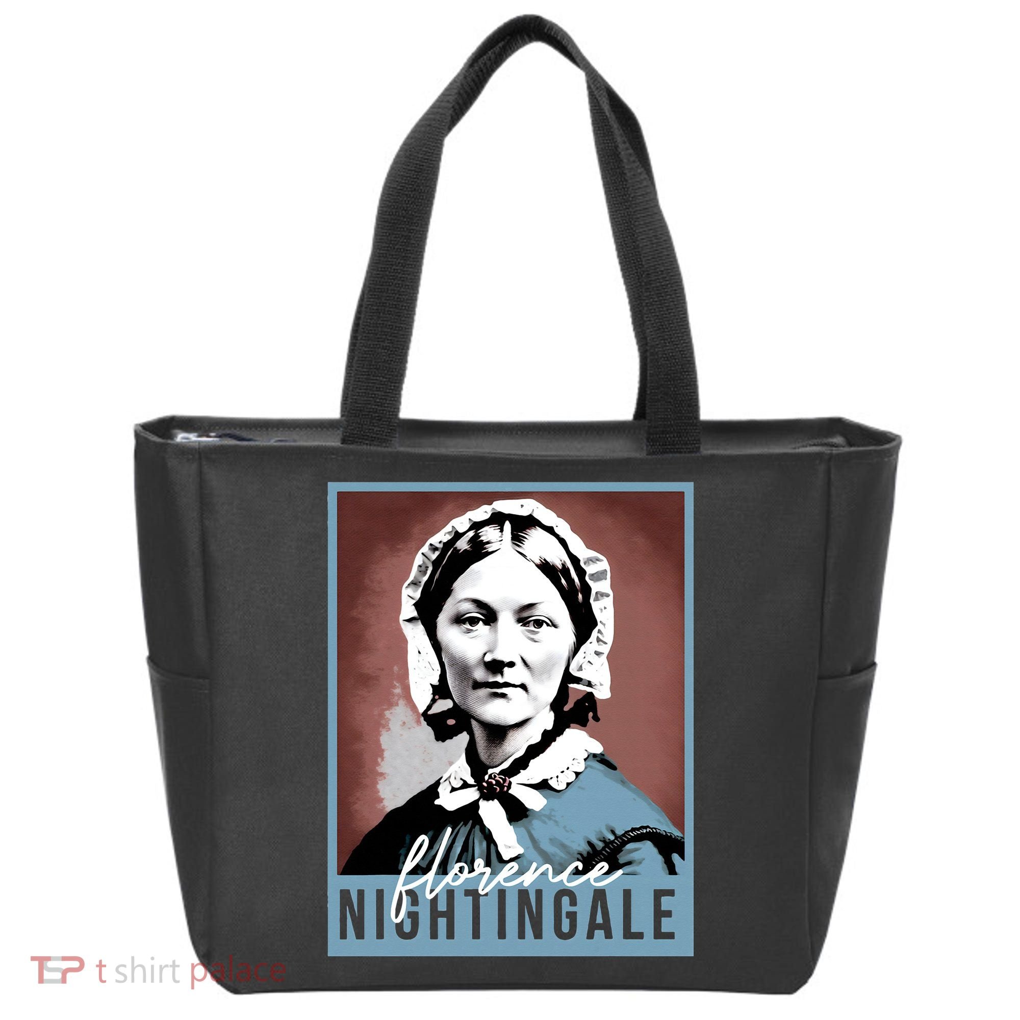 History Month Nurse Florence Nightingale Nursing Tote Bag