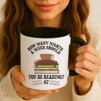 How Mnay Nights A Week You Should Be Reading 67 Meme Coffee Mug thumb 3
