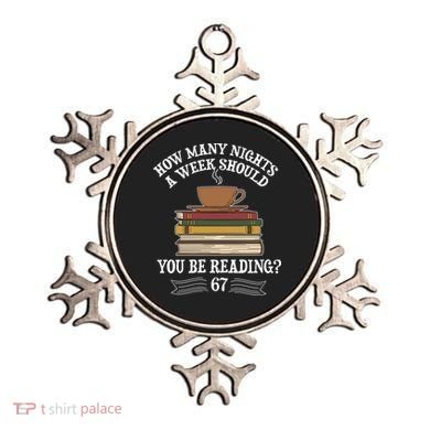 How Mnay Nights A Week You Should Be Reading 67 Meme Ornament
