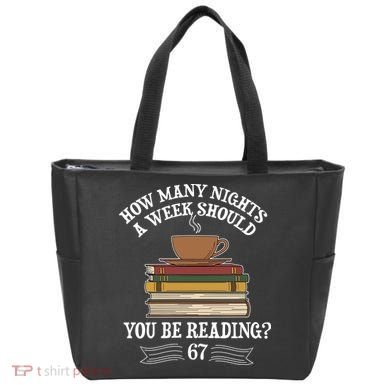 How Mnay Nights A Week You Should Be Reading 67 Meme Tote Bag
