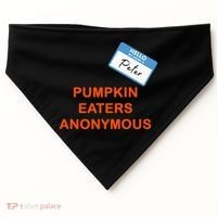 Hello My Name Is Peter Pumpkin Eaters Anonymous USA-Made Doggie Bandana thumb 0