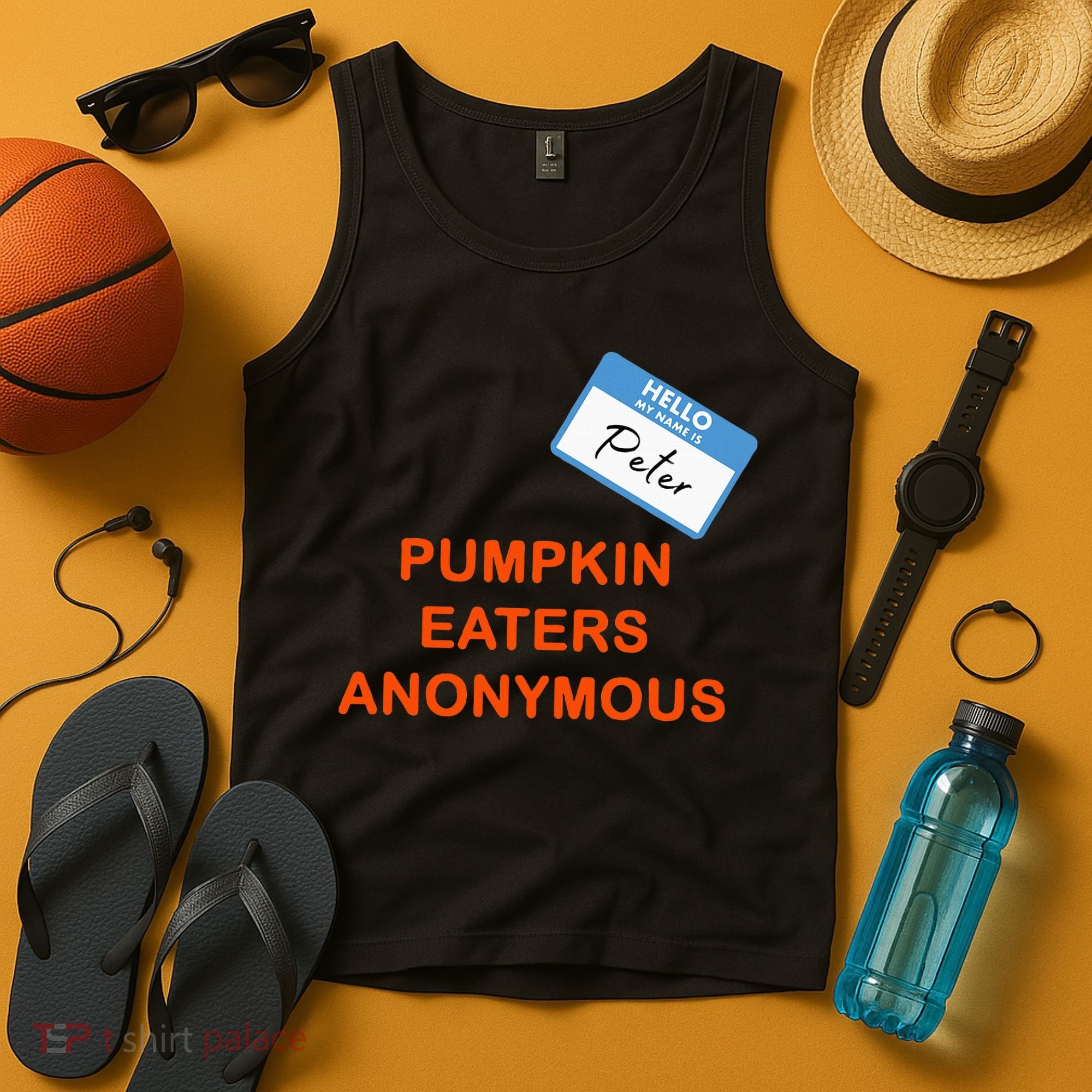 Hello My Name Is Peter Pumpkin Eaters Anonymous Tank Top