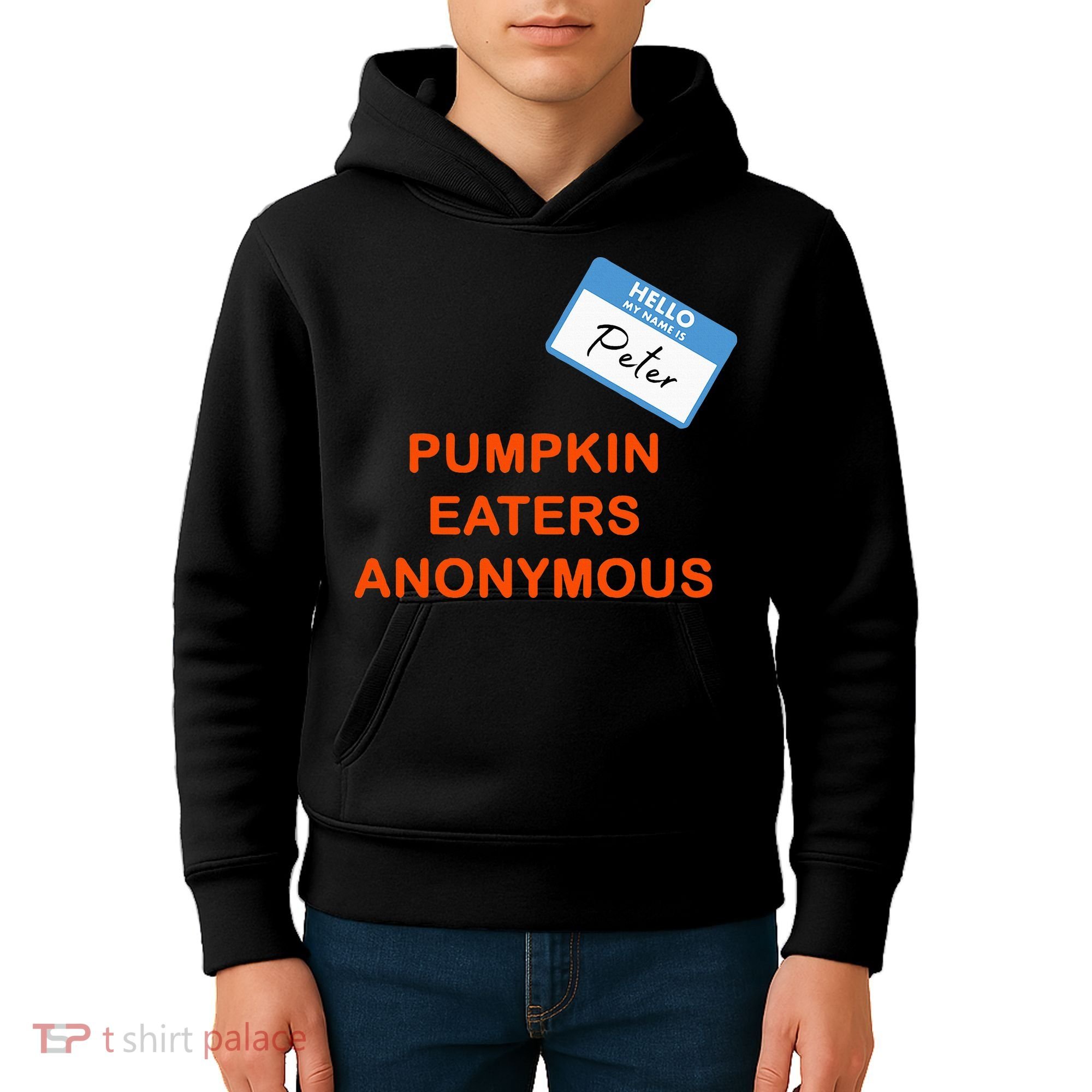 Hello My Name Is Peter Pumpkin Eaters Anonymous Kids Hoodie