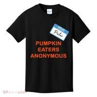 Hello My Name Is Peter Pumpkin Eaters Anonymous Kids T-Shirt thumb 0
