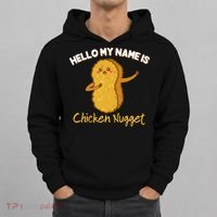 Hello My Name Is Chicken Nugget Costume Chicken Hoodie thumb 0