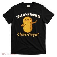 Hello My Name Is Chicken Nugget Costume Chicken T-Shirt thumb 0