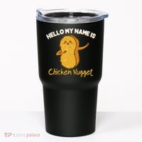 Hello My Name Is Chicken Nugget Costume Chicken Tumbler thumb 0