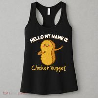 Hello My Name Is Chicken Nugget Costume Chicken Women's Tank Top thumb 3