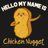 Hello My Name Is Chicken Nugget Costume Chicken Women's Long Sleeve Shirt thumb 2