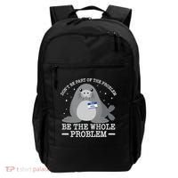 Hello My Name Is Neil Funny Seal Character Gift Backpack thumb 0